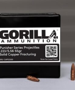 223 Rem 55gr Solid Copper Fracturing Projectiles (Qty of 50) **NOT LOADED - PROJECTILES ONLY**