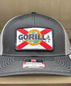 Florida Flag Trucker Hat - Black/Charcoal