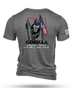 Nine Line Standing Strong Shirt - Grey