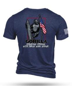 Nine Line Standing Strong Shirt - Navy