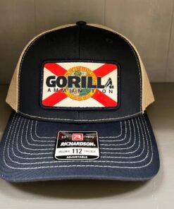 Florida Flag Trucker Hat - Navy/Khaki
