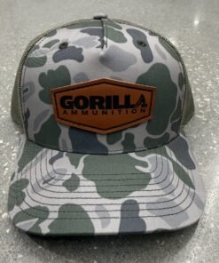 Leather Patch Trucker Hat - Marsh Duck Camo