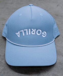 Upside Down Hat - Smoke Blue/Grey - White