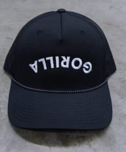 Upside Down Hat - Black/Black - Grey